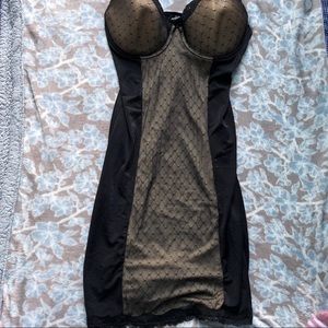 Black Slip dress Lingiere